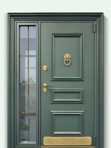 Giriş qapıları: Məhsul: Dəmir giriş qapıları (klassik dizayn) - Material: qalın — 26