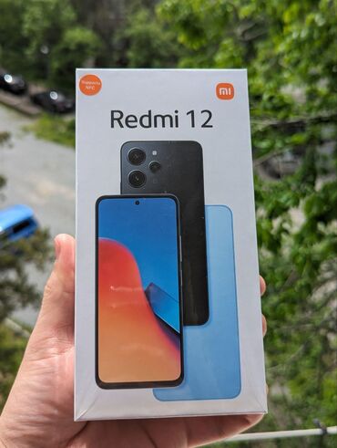 редим 4: Xiaomi, Redmi 12, Новый, 128 ГБ, цвет - Черный, 2 SIM
