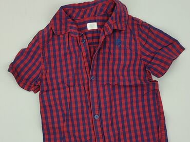 krótki top koronkowy: Shirt 7 years, condition - Good, pattern - Cell, color - Red