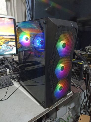 Процессоры: Компьютер, ядер - 6, ОЗУ 16 ГБ, Игровой, Б/у, Intel Core i5, AMD Radeon RX 580, HDD + SSD