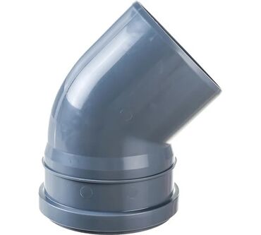 demir borularin qiymeti: PVC kanalizasiya borusu üçün 45° (təxmini) bucaq altında diz/elbow