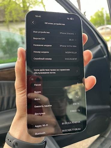 Apple iPhone: IPhone 14 Pro Max, 256 ГБ, Deep Purple, 85 % — 9