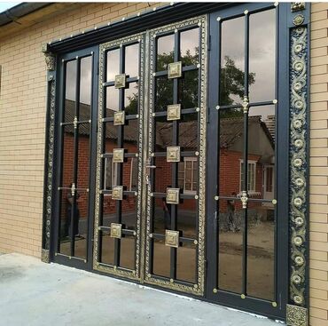Həyət darvazaları: Metal EN MMC olaraq istədiyiniz forma və ölçüde demir işlerinin — 21
