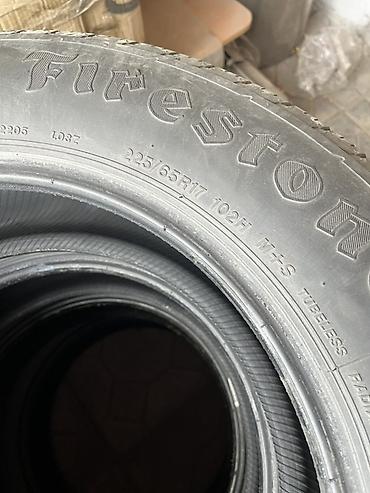 65: Шины 225 / 65 / R 17, Всесезонная, Б/у, Комплект, Внедорожные (АТ/МТ), FIRESTONE — 1