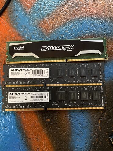 компьютер домашный: Оперативдик эс-тутум, Колдонулган, AMD, 8 ГБ, DDR4, 2666 МГц, ПК үчүн