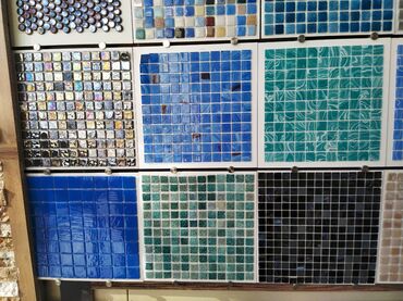 metbex ucun kafel metlax: Mozaik kafel kolleksiyası - Material: Şüşə və keramika mozaik