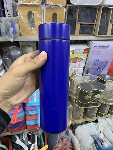 coffe lk: Термокружка/термос синего цвета - Материал корпуса: пластик - Цвет — 1