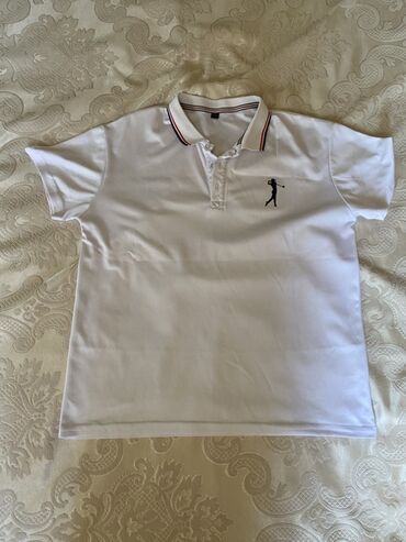 Köynəklər: Ağ rəngli polo köynək - Ölçü: 2XL (etiketdə 2XL – 180/99A) - Material