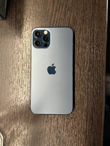 рассрочка на 12 месяцев айфон: IPhone 12 Pro, Б/у, 128 ГБ, Pacific Blue, Защитное стекло, Чехол, 91 %