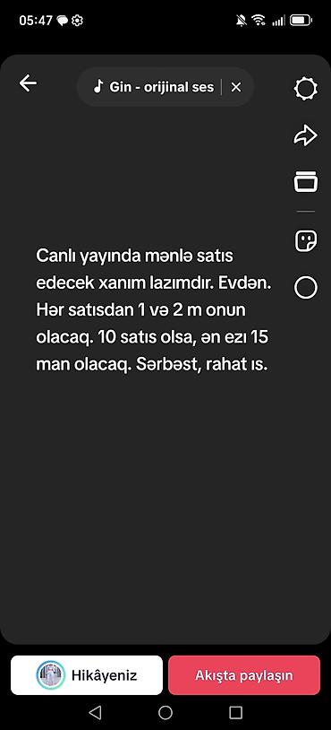 serbiyada is: Satış məsləhətçisi tələb olunur, Yalnız qadınlar üçün, Təcrübəsiz, İşəmuzd ödəniş — 1