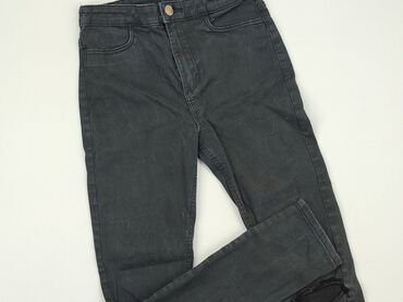 jeansy z wysokim stanem: Jeans, H&M, 10 years, 140, condition - Good