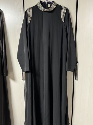 вечерние платья для полных женщин бишкек: Вечернее платье, Длинная модель, L (EU 40), XL (EU 42)