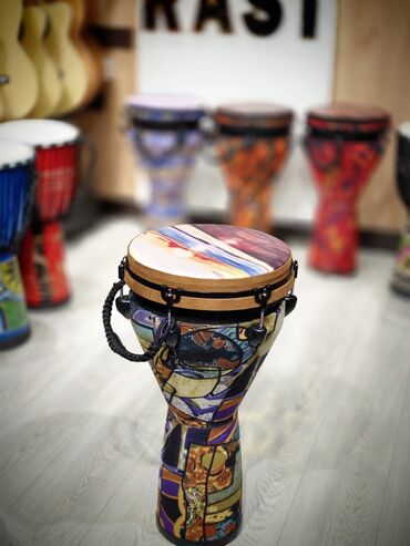 Darbukalar: DJEMBE Africa Drums " Wodden Pvs" Afrika nagarasi Djembə Djembe ritm — 6