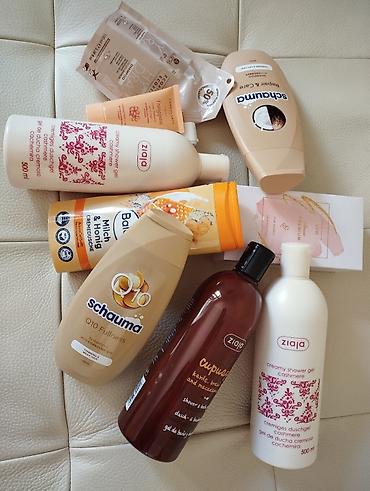 uriage torba za bebe: Paket 10 kom sve za 3000 din, novo. *Ziaja gel za tuširanje cupuacu — 1