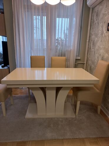 oglasi 032 namestaj: Dining tables, Rectangle, Mediapan, Used