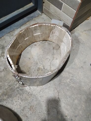Diffuzorlar: Sənaye istilik kəməri (band heater) və paslanmayan polad sıxac