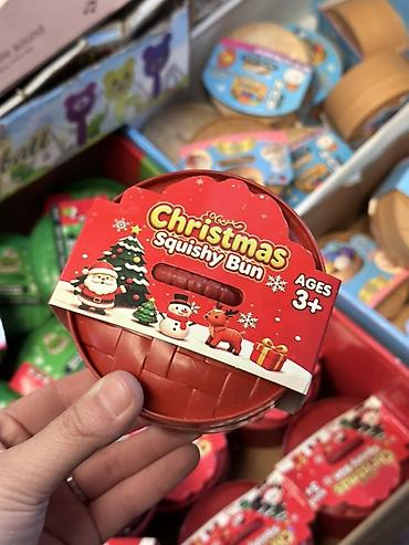 гелевый шар: Игрушка-антистресс Christmas Squishy Bun - Тематика: новогодняя — 1
