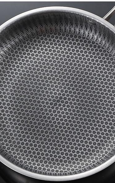 18 веши: Набор сковород-вок HONGCHENDA Non-stick Honeycomb - Комплектация: 3 — 4