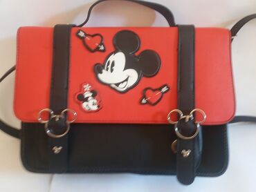 zenska kozna torba trendy: Nova torba Miki Maus Walt Disney, srednje veličine, kupljena u