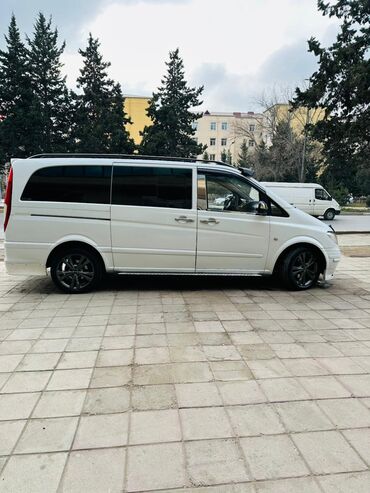 Mercedes-Benz: Mercedes-Benz Vito mikroavtobus - Kuzov: ağ rəng, qara kapot örtüyü — 8