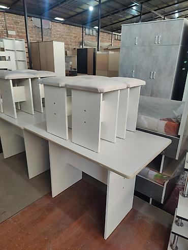 Кухонные столы и стулья: Кухонный стол и стул, Новый, Бесплатная доставка, цвет - Бежевый — 12