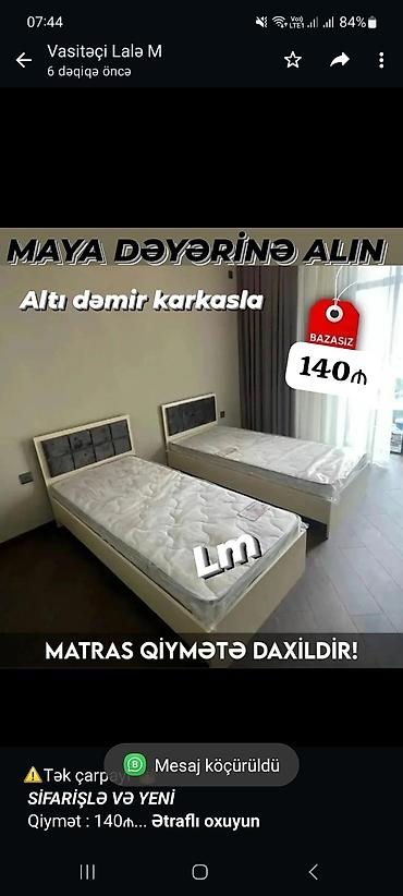tek kravat: Birnəfərlik, Bazasız, Pulsuz matras, Siyirməsiz — 4