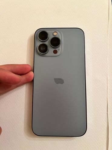 айфон 13 14: IPhone 13 Pro, Колдонулган, 128 ГБ, Pacific Blue, Коргоочу айнек, Каптама, 81 %