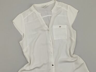 białe bluzki krótki rękaw eleganckie: Bluzka Damska, L, stan - Bardzo dobry