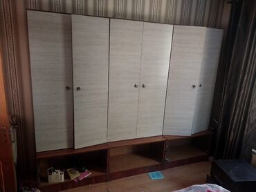 шкаф токмок: Кийим салуучу шкаф, Колдонулган, Түз, Жыгач