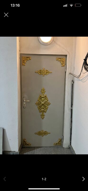 demir tikani: Mənzil üçün Yeni Giriş qapısı 70x200 sm With peephole, Ünvandan götürmə