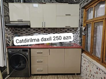 madeyra metbex mebelleri: Metbex mebeli qiymeti 250 azn olcu 2.10 sm uzerinde padnuslu derin