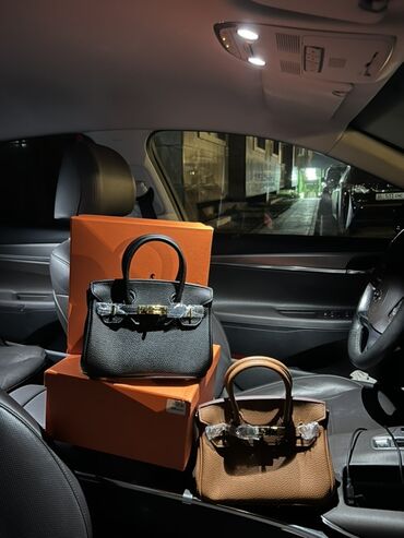 жемчуг украшение: Сумки Hermès (модель в стиле Birkin), две расцветки: черная и