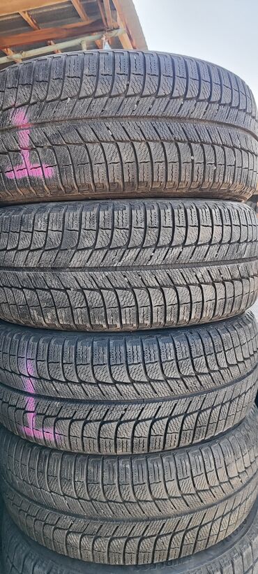 Диски: Шины 225 / 50 / R 17, Зима, Б/у, Комплект, Легковые, Китай, Michelin