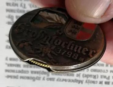 Ostali antikviteti: Extra RETKO Stari ROTIRAJUĆI privezak Grosglockner oko 1950. Vintage — 3