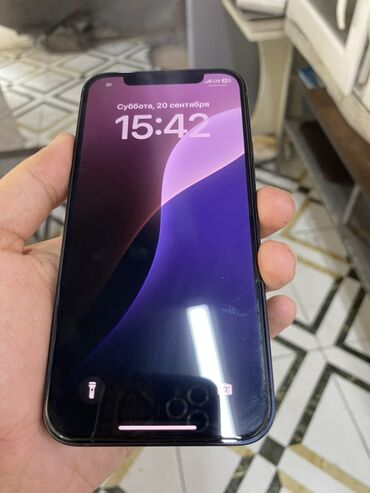 айфон хр корпус 13: IPhone 12, Колдонулган, 128 ГБ, Midnight, Каптама, 82 %