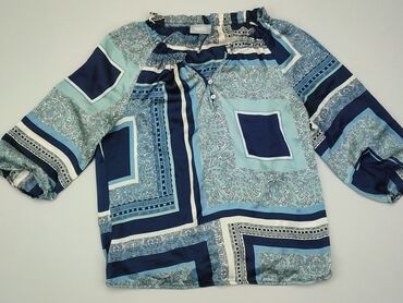 niebieska bluzki z falbankami: Блуза жіноча, Wallis, M, стан - Хороший