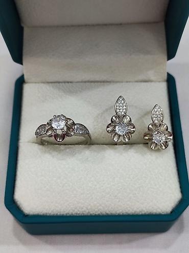 Серебряные наборы украшений: Серебро 925 Пробы Классика Размеры имеются Цена 3000сом Есть — 7