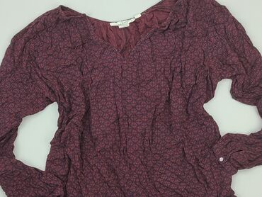 bluzki z długim rękawem dekolt w serek: Blouse, H&M, XL (EU 42), condition - Good