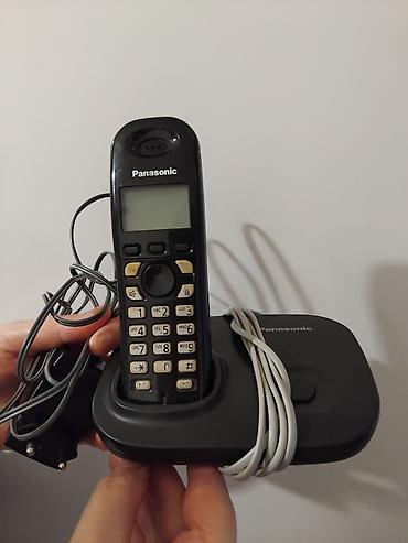 Стационарные телефоны: Стационарный телефон Panasonic, Беспроводной, Б/у — 3