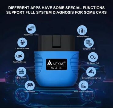 Alati za automobile: Alat za čitanje i brisanje grešaka. NEXAS NexLink Bluetooth IOS & — 5