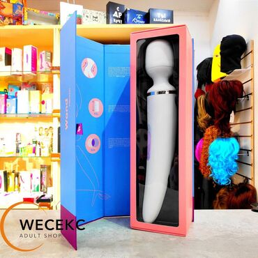 чка палочка оригинал: Вибратор satisfyer woman wand, 10 режимов вибрации, белый скажите