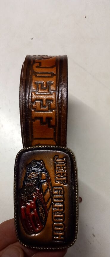 Ремни и пояса: Ремень, Другой бренд, Материал: Натуральная кожа, Мужские, Б/у — 11