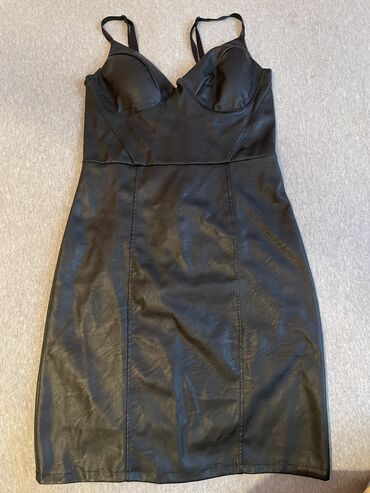 kako oprati haljinu sa sljokicama: S (EU 36), M (EU 38), color - Black, Evening, With the straps