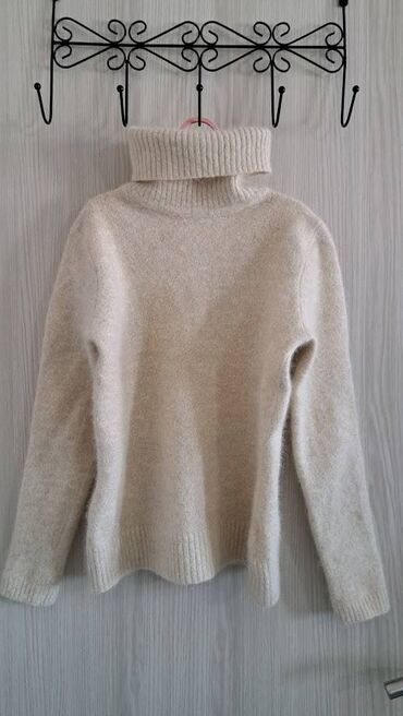 brus bez ledja: XS (EU 34), Wool, Single-colored, color - Beige