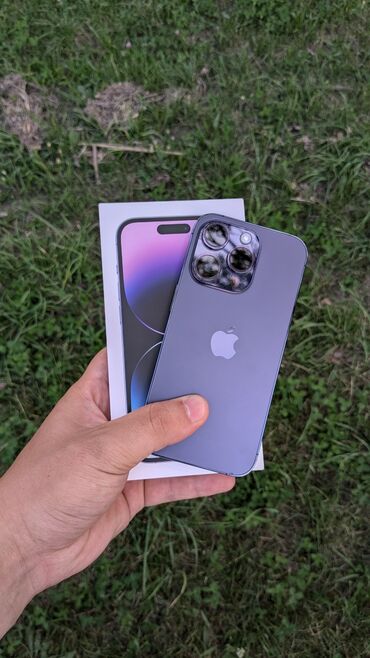 дорогие номера телефонов: IPhone 14 Pro, Б/у, 256 ГБ, Зарядное устройство, Чехол, Кабель, 93 %