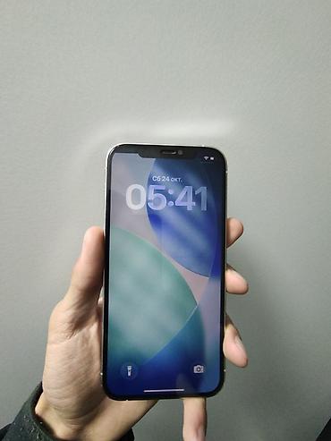 580 sapphire: IPhone 12 Pro, Б/у, 128 ГБ, Blue Titanium, Кабель, 73 % — 9