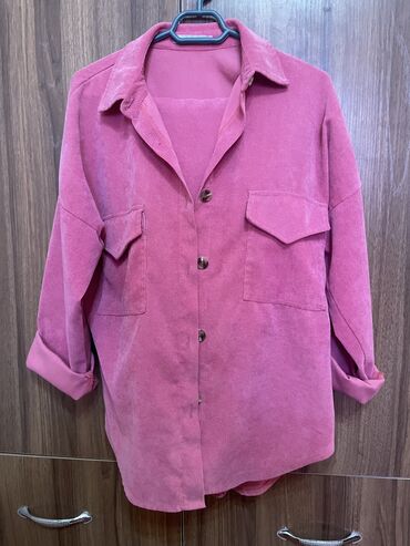 клетчатая рубашка: Рубашка XL (EU 42), цвет - Розовый