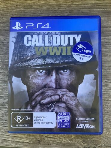 игры на плейстейшен 4: Это игра Call of Duty: WWII для PS4. Call of Duty: WWII — это шутер от