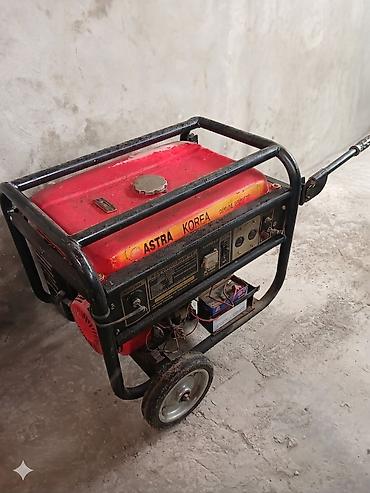 asilqan satilir: Astra Korea benzinli elektrik generatoru 5 kvlıq İşləyir akkumlyator — 1
