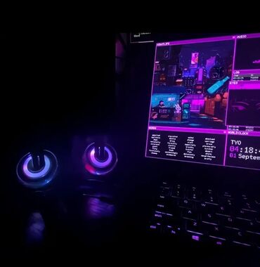 komputer sekilleri: Yeni kolonka RGB PC,NOUT bütün parametrlər şəkillərdə var